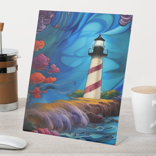 Signe De Table Point phare (In SItu)