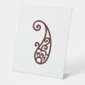 Signe De Table Point rouge (Recto)