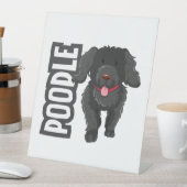 Signe De Table Poodle (In SItu)
