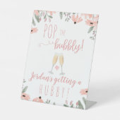 Signe De Table Pop the Bubbly Sign (Recto)
