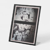 Signe De Table Portrait de différentes célébrités (Recto)