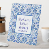 Signe De Table Portugais Carreaux Bleu Méditerranée Douche nuptia (In SItu)