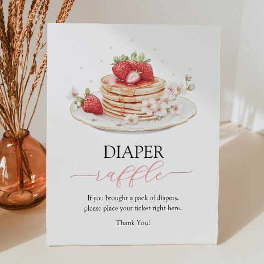 Signe De Table Poster de fraises à trempette Brunch à la chair