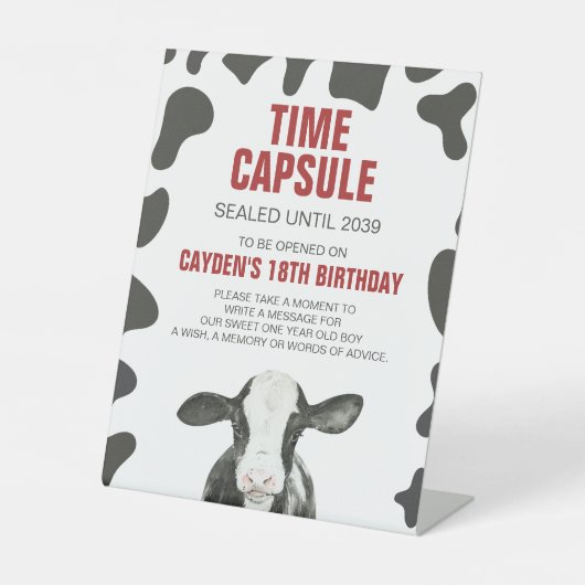 Signe De Table Poster de la Capsule Saint-Vache 1er anniversaire (Recto)