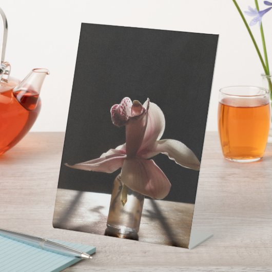 Signe De Table Póster De Madera Orquidea (In SItu)