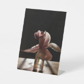 Signe De Table Póster De Madera Orquidea (Recto)