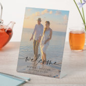 Signe De Table Poster de mariage élégant photo moderne (In SItu)