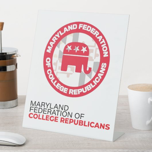 Signe De Table Poster de table MDFCR (In SItu)