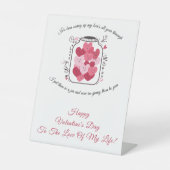 Signe De Table Pot de l'amour de la Saint-Valentin (Recto)