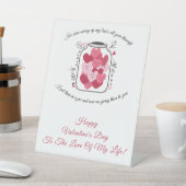 Signe De Table Pot de l'amour de la Saint-Valentin (In SItu)