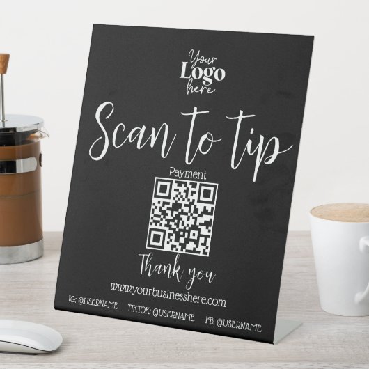 Signe De Table Pot de titrage numérique, numérisation pour payer (In SItu)