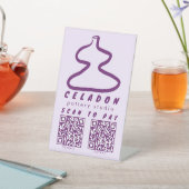 Signe De Table POTERIE Boutique de Céramique SCAN POUR PAYER QR (In SItu)