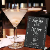 Signe De Table Pour ses 20 ans RIP to My Twenties Bar