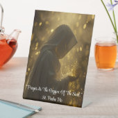 Signe De Table Prayer Is... Pedestal Sign (In SItu)