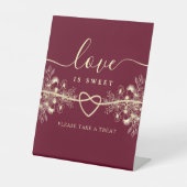 Signe De Table Prenez un traité de mariage (Recto)