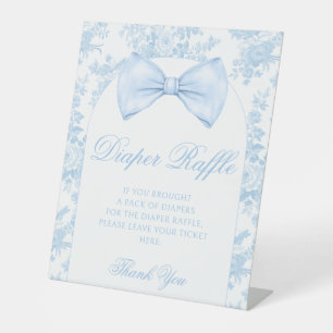 Signe De Table Preppy Blue Bow Cravate bébé Garçon Douche Déchets