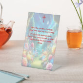 Signe De Table Prière au coucher d'un enfant sur une pancarte (In SItu)