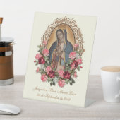 SIGNE DE TABLE PRIÈRE RELIGIEUSE ESPAGNOLE BAPTISME RECUERDO BAUT (In SItu)