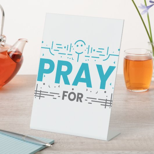 Signe De Table Priez Pour L'Humanité (In SItu)