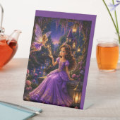 Signe De Table Princesse enchantée et château de jardin de fées F (In SItu)