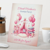 Signe De Table Princesse Teepee & Coussin Stwood Anniversaire (In SItu)