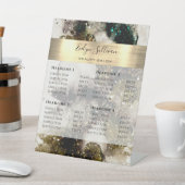 Signe De Table Prix de l'Aquarelle verte d'olive Emerald (In SItu)