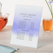 Signe De Table Prix de service minimal Ombre Purple Aquarelle (In SItu)