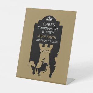 Signe De Table Prix des joueurs d'échecs compétitifs