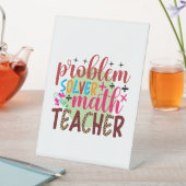 Signe De Table Professeur Cadeaux | Enseignant en mathématiques d (In SItu)