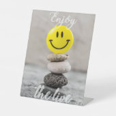 Signe De Table Profite de la vie ! (Recto)