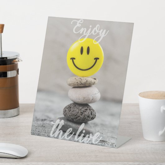 Signe De Table Profite de la vie ! (In SItu)