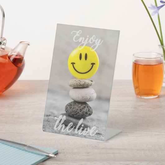 Signe De Table Profite de la vie ! (In SItu)