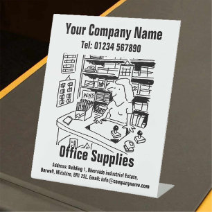 Signe De Table Promotions du compteur Fournitures de bureau