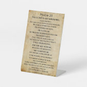 Signe De Table Psalm 23 { NHEB version.} (Recto)