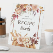 Signe De Table Pumpink Floral Automne Demande de recette (In SItu)