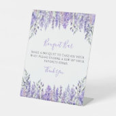 Signe De Table Purple Bouquet Flower Bar (Recto)
