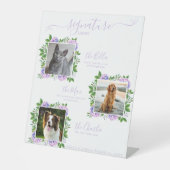 Signe De Table Purple Hydrangeas 3 Photo Pet Signature Boire (Recto)