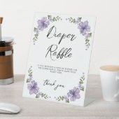 Signe De Table Purple Un Petit Raffin De Brouille Fleur sauvage (In SItu)