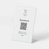 SIGNE DE TABLE QR (Recto)