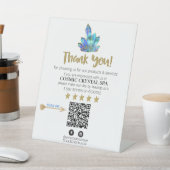 Signe De Table *~* QR AQUA CRYSTALS Review Logo MERCI AP8 (In SItu)