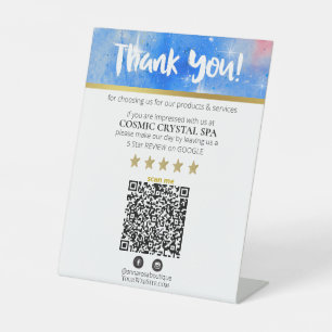 Signe De Table *~* QR MERCI REVIEW Cosmos Galaxy Nebula AP8