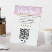 Signe De Table *~* QR MERCI REVIEW Pastel Parties scintillant AP8 (In SItu)