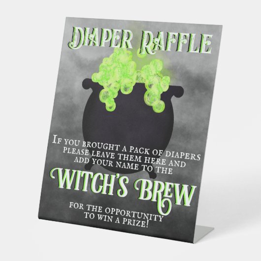 Signe De Table Raffle de couches Cauldron (Recto)