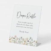 Signe De Table Raffle de couches florales (Recto)