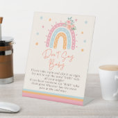 Signe De Table Rainbow Baby shower jeu ne pas dire bébé (In SItu)