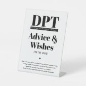 Signe De Table Réception moderne DPT - Conseils et souhaits (Recto)