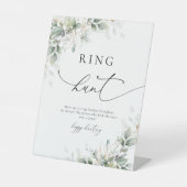 Signe De Table Recherche de bague de verdure élégante (Recto)