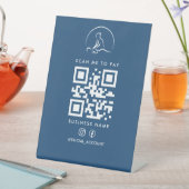 Signe De Table Rechercher le code QR du Link Hub  (In SItu)
