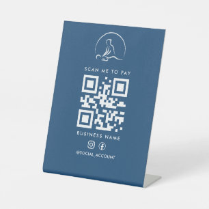 Signe De Table Rechercher le code QR du Link Hub 