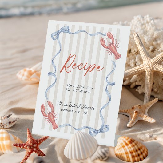 Signe De Table Recipe She’s a Catch Coastal Bridal Shower